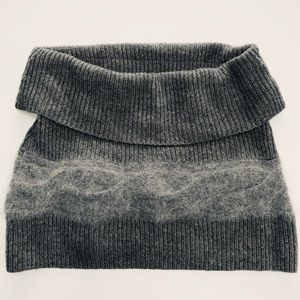 White House Black Market Wool Rabbit Cowl Scarf